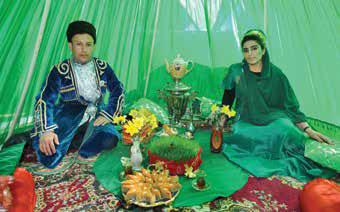 Guys in national costumes