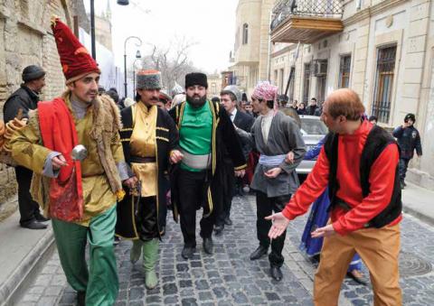 People celebrate Novruz