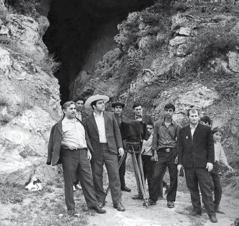 Azerbaijani archaeologists led by Mammadali Huseynov are examining the Azikh cave. The 1960s