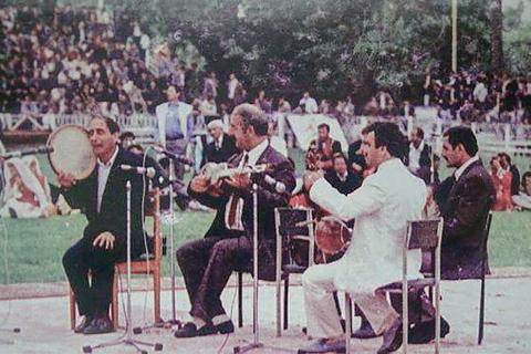 International music festival Khari Bulbul, Agdam, 1989