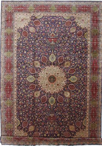Sheikh Safi carpet, Tabriz, 1539. London, Victoria and Albert Museum