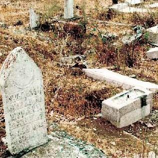 Desecrated Azerbaijani graves in Armenian-occupied territories