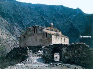 The Agoglan Alban monastery (Lachin District)