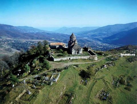 The Ganjasar monastery (Agdara District)