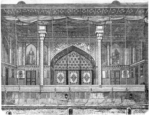 The inside of the 18th century Sardar Palace