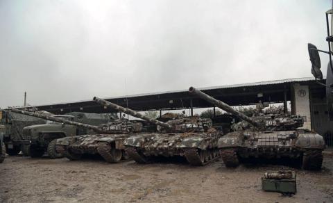 Spoils of war: Armenian tanks