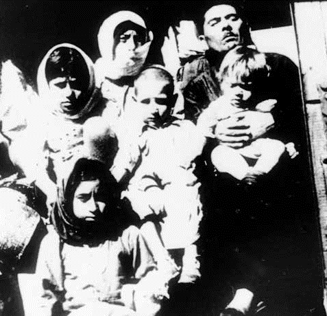 Массовое принудительное переселение азербайджанцев из Армении. 1948 г.