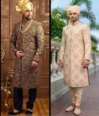 Shirvani clothes. Pakistan, India. Modern works