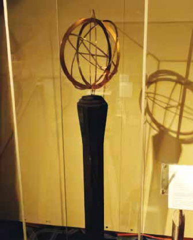 Astronomical instrument of the Maragha observatory. Museum of Science and Technology of the Islamic World. Istanbul, Turkiye