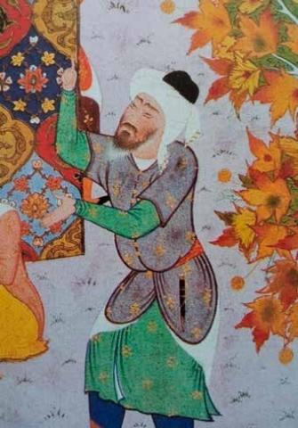 “Chepken” (left) and “chukha” on 16th century Tabriz miniatures